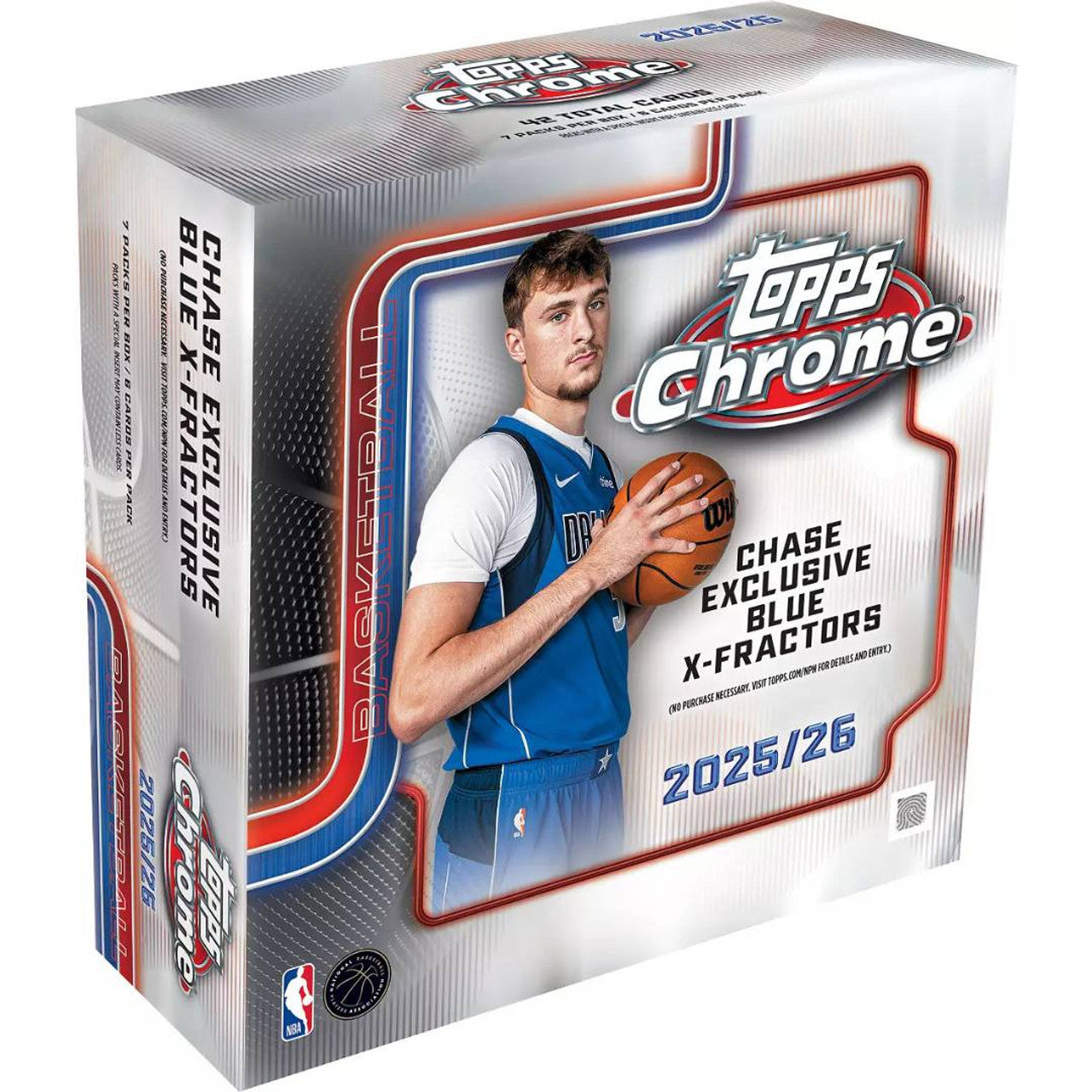 2025/26 Topps Chrome NBA Basketball Mega Box