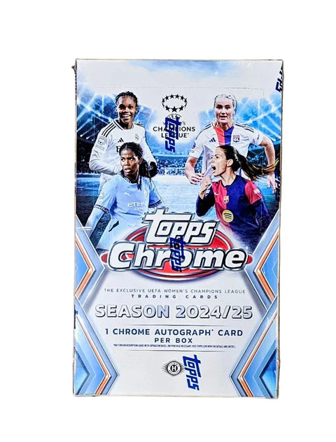 2024/25 Topps Chrome UEFA Women's Champion League Soccer Hobby Box