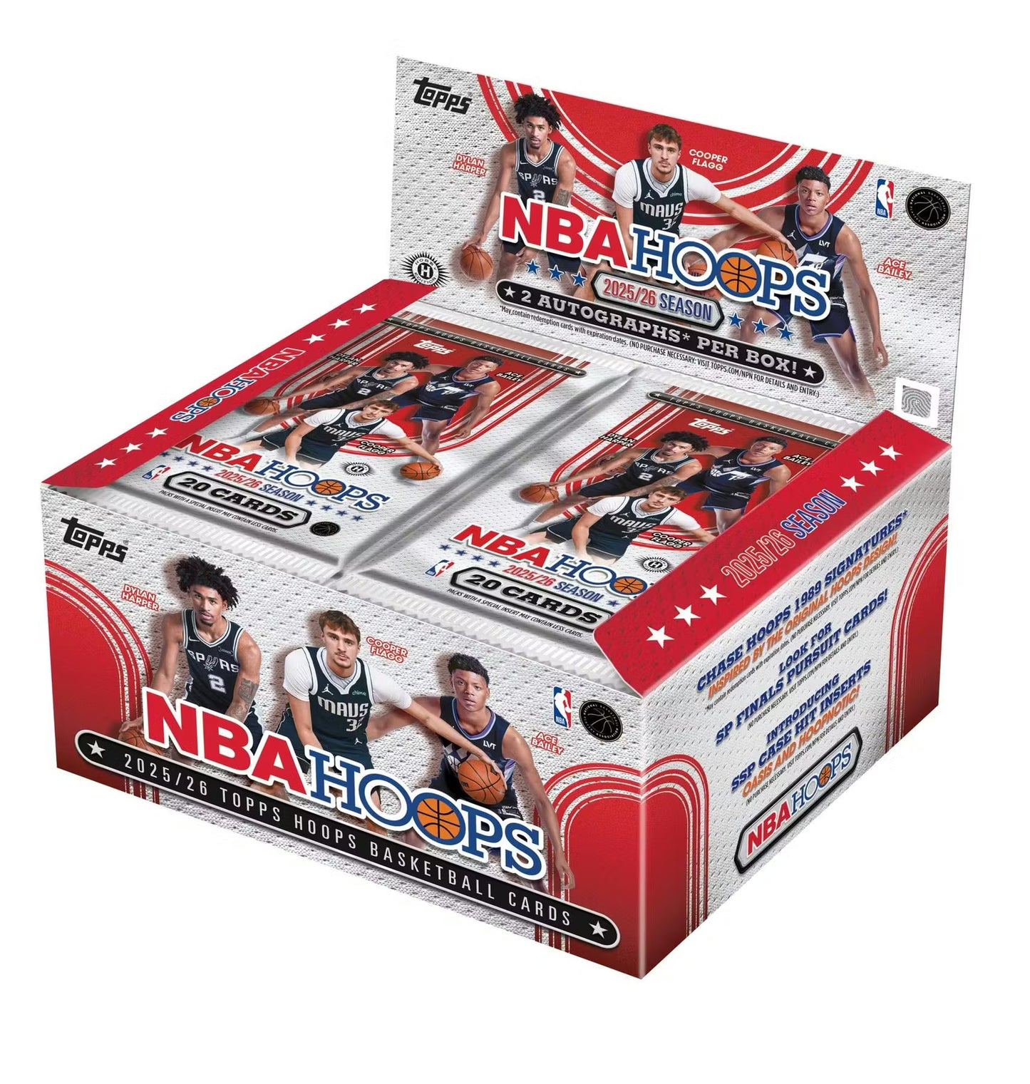 2025/26 Topps NBA Hoops Basketball Jumbo Box