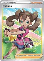 SWSH08: Fusion Strike Shauna (Full Art) #263/264 NEAR MINT - FOIL - Image 1