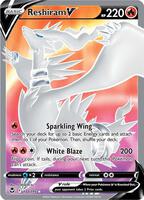 SWSH12: Silver Tempest Reshiram V (Full Art) #172/195 NEAR MINT - FOIL - Image 1