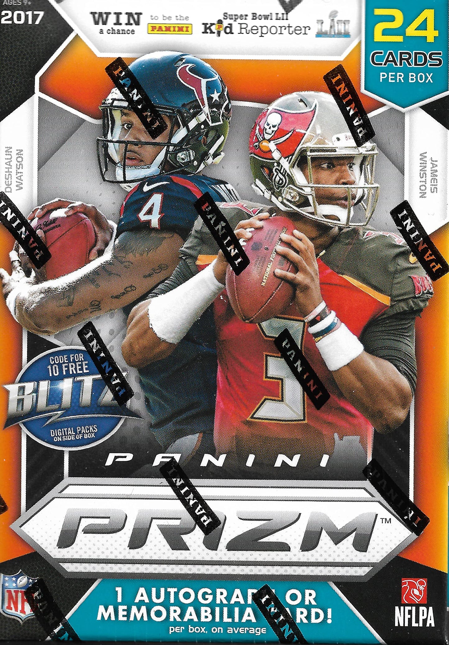 2017 Panini Prizm Football Blaster Box