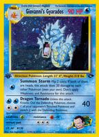 Gym Challenge Giovanni's Gyarados #005/132 Damaged - Foil