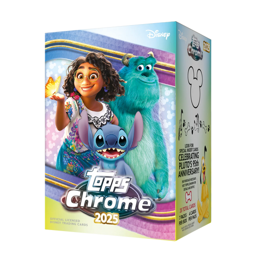 2025 Disney Topps Chrome Retail Box