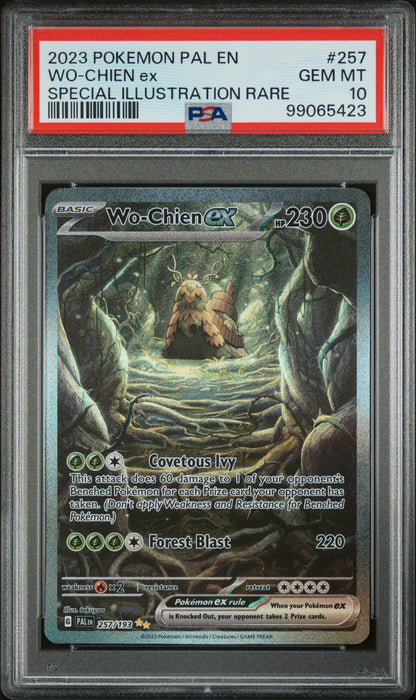 2023 POKEMON PAL EN-PALDEA EVOLVED WO-CHIEN ex #257 PSA 10 - Image 1