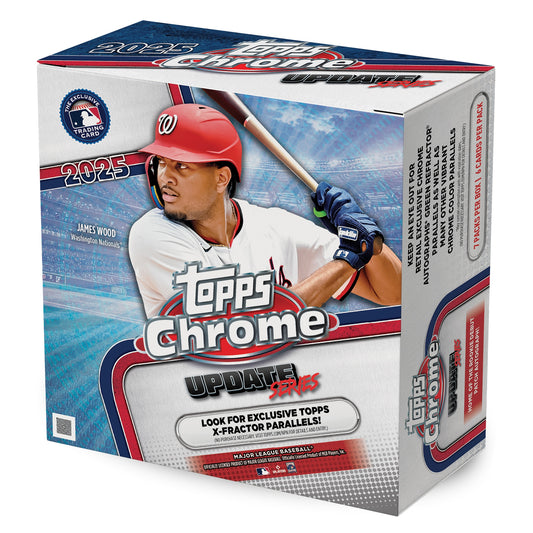 2025 Topps Chrome MLB Baseball Update Series Mega Box