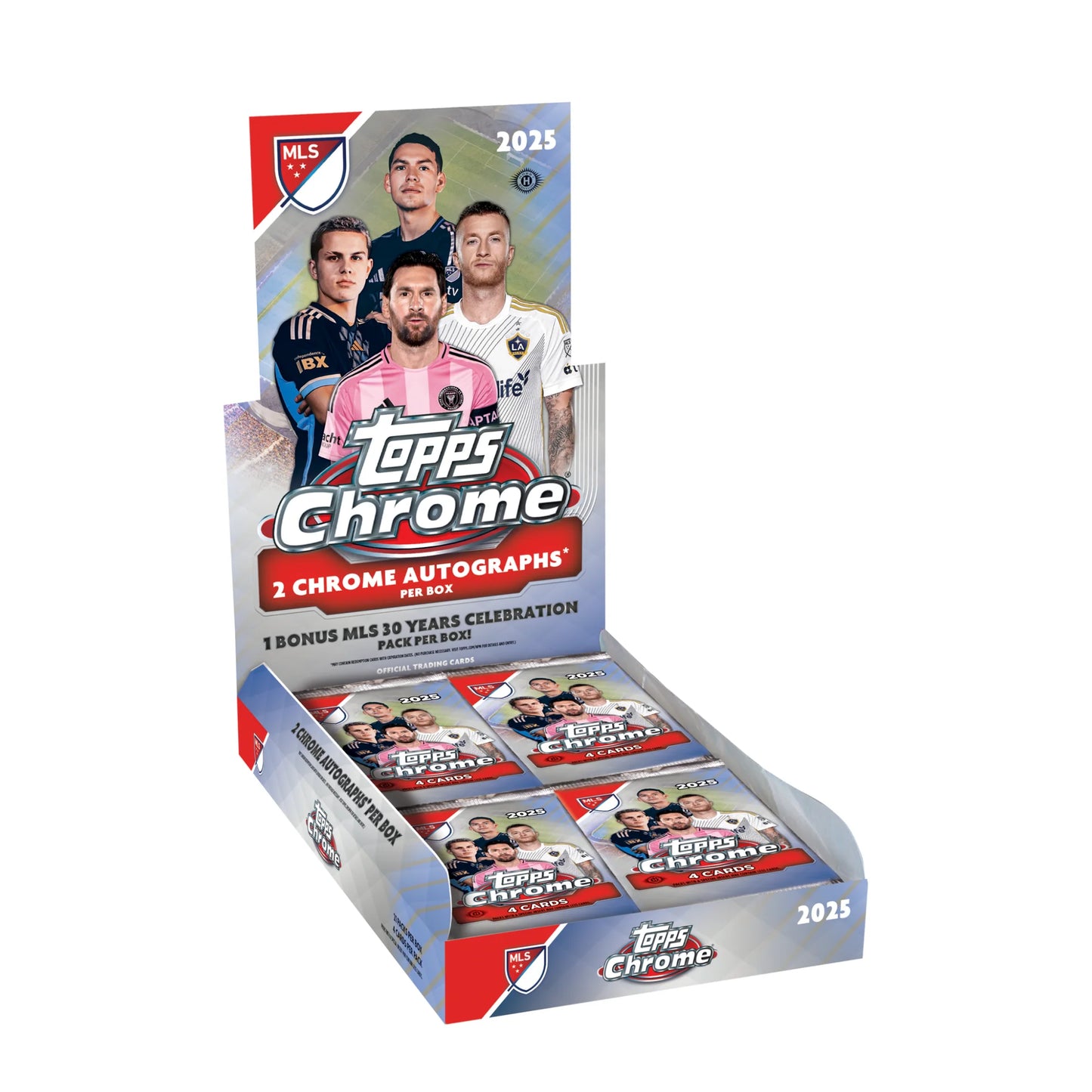 2025 Topps Chrome MLS Soccer Hobby Box