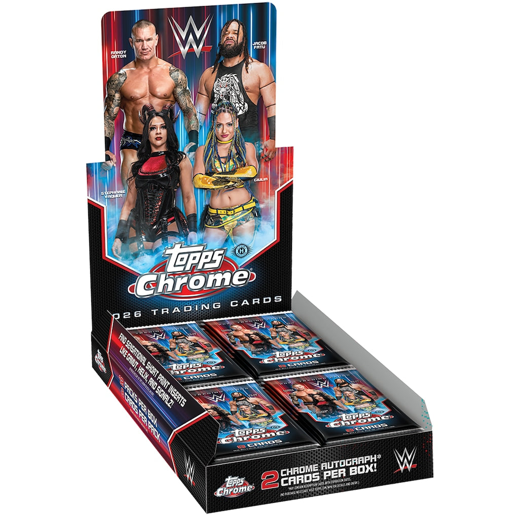 2026 Topps Chrome WWE Hobby Box