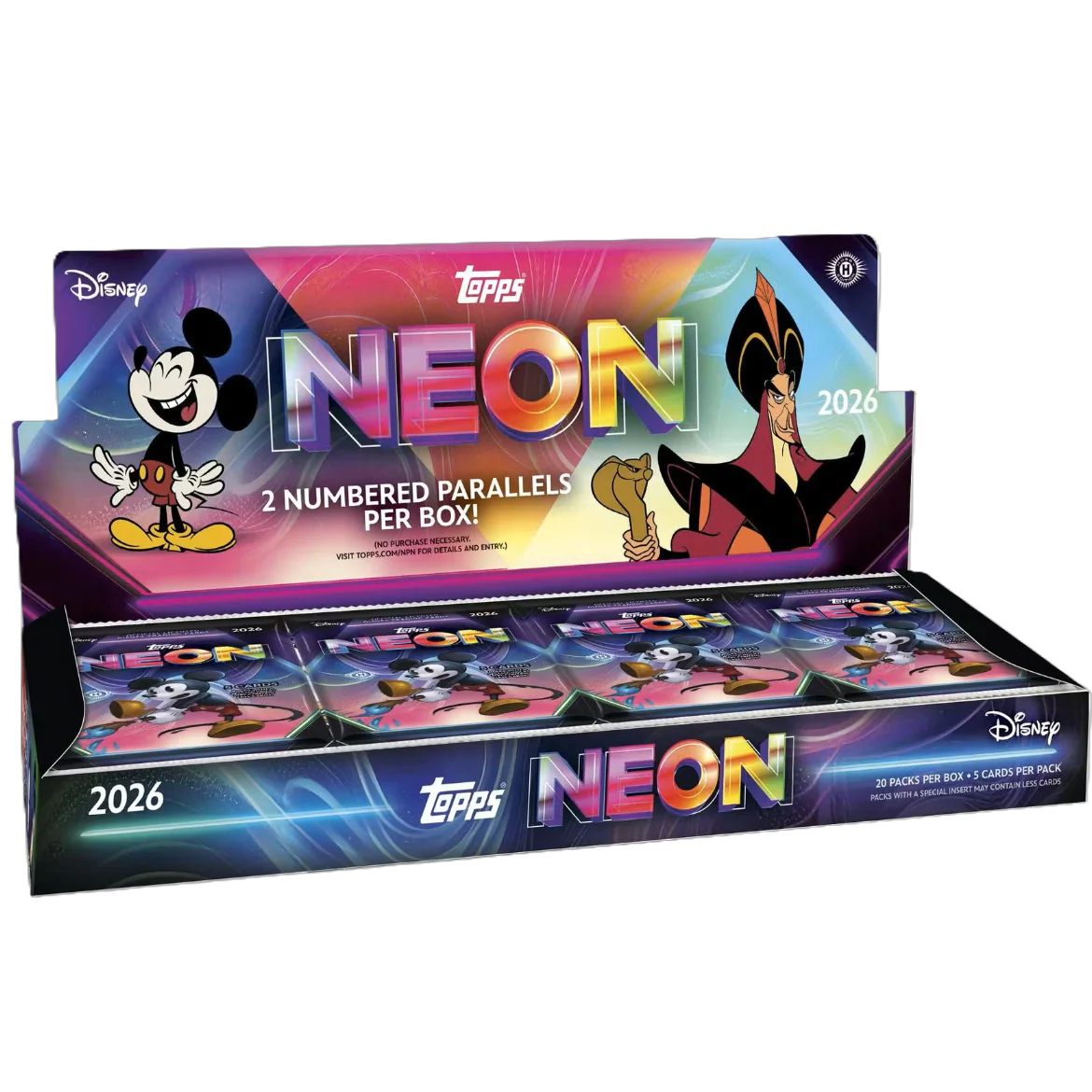 2026 Topps Disney Neon Hobby Box