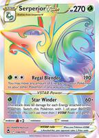 SWSH12: Silver Tempest Serperior VSTAR (Secret) #196/195 NEAR MINT - FOIL - Image 1