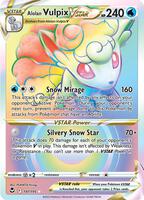 SWSH12: Silver Tempest Alolan Vulpix VSTAR (Secret) #197/195 NEAR MINT - FOIL - Image 1