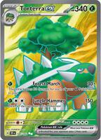 SV05: Temporal Forces Torterra ex - 185/162 #185/162 NEAR MINT - FOIL - Image 1