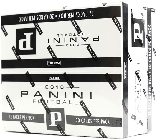 2018 Panini Football Jumbo Value 12-Pack Box