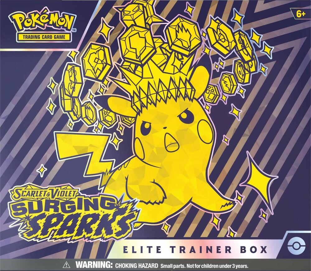 Pokemon TCG SV08: Surging Sparks Elite Trainer box