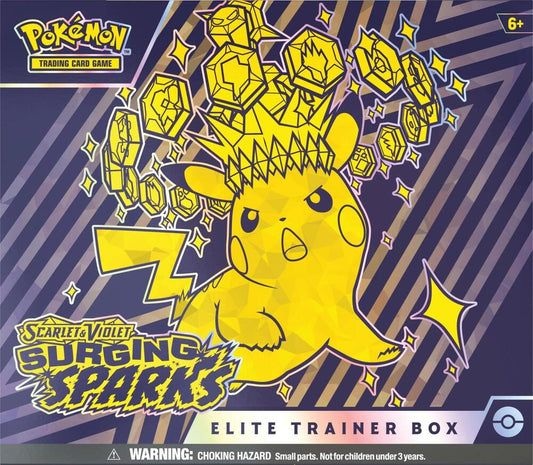 Pokemon TCG SV08: Surging Sparks Elite Trainer box
