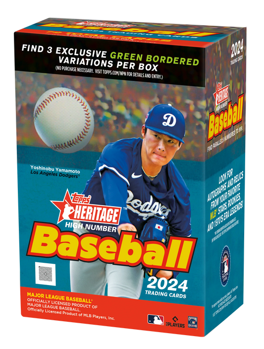 2024 Topps Heritage High Number Baseball Blaster Box