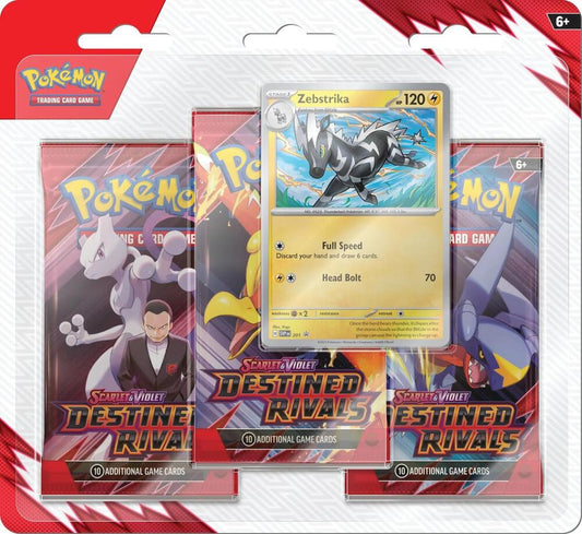 Pokemon TCG: Destined Rivals 3 Pack Blister