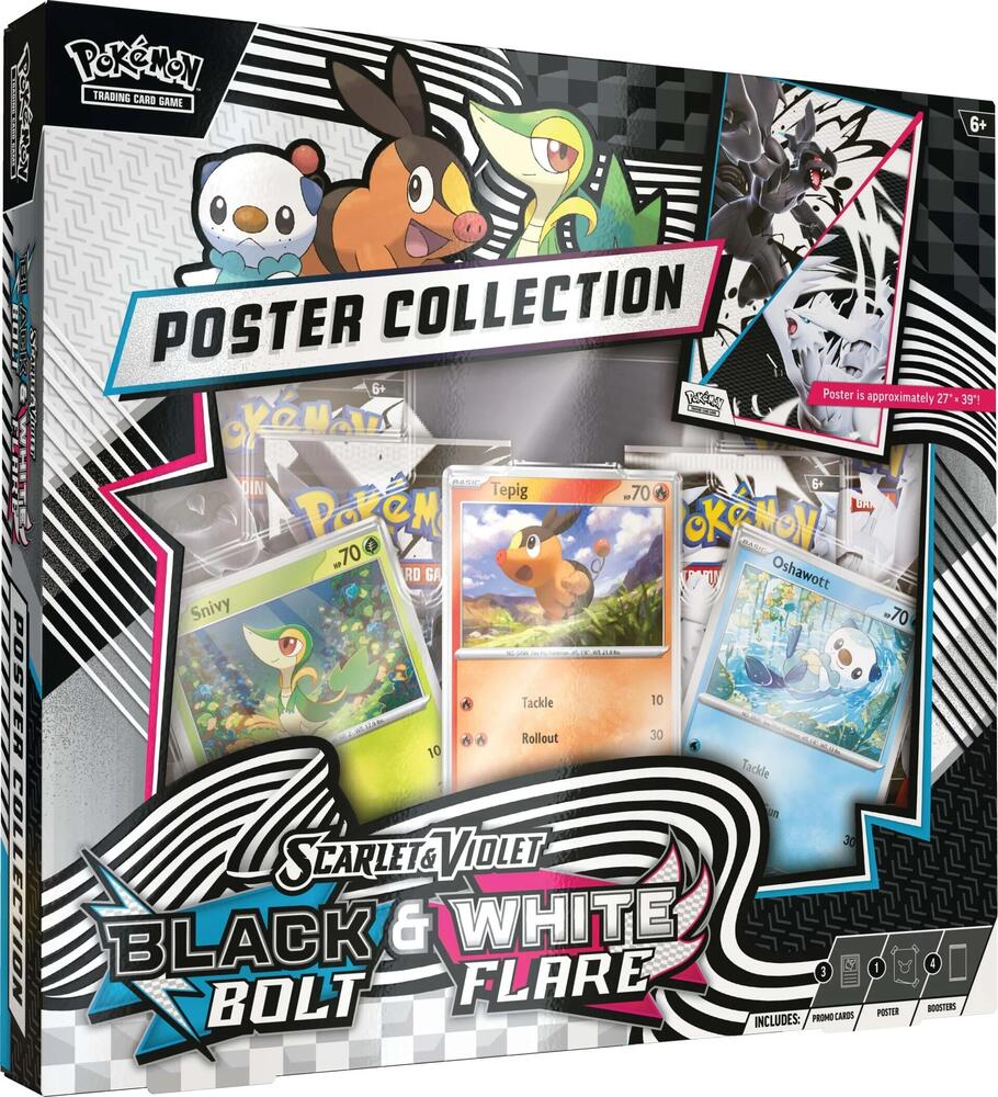 Pokemon Black Bolt / White Flare Unova Poster Collection