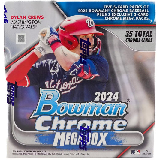 2024 Bowman Chrome MLB Baseball Mega Box