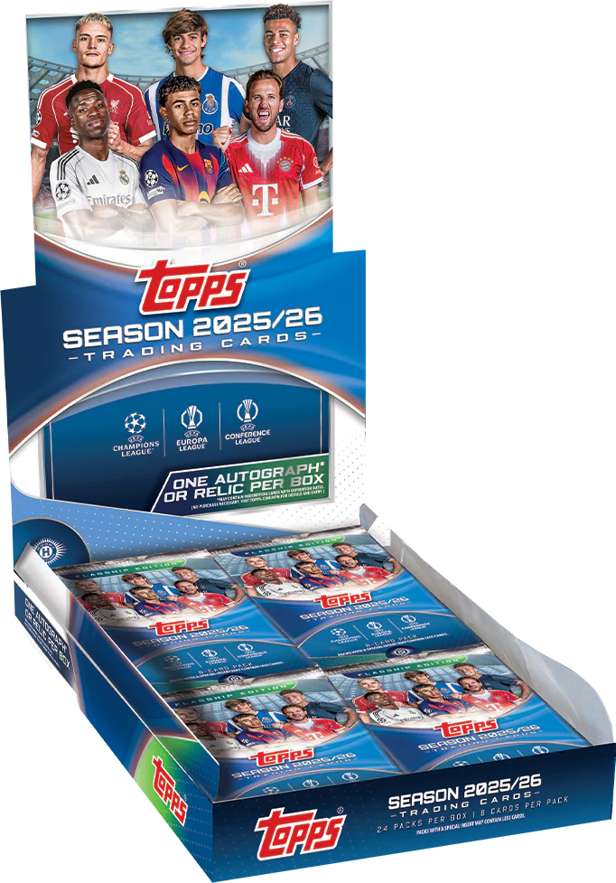 2025/26 Topps UEFA Club Competitions Hobby Box
