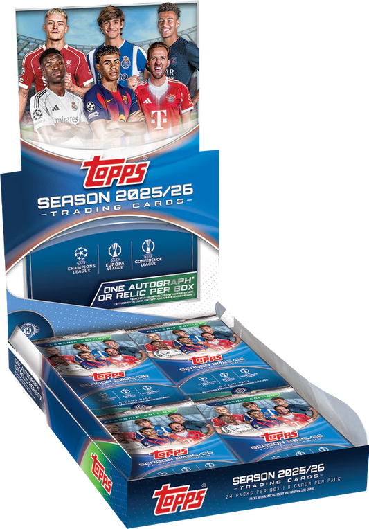 2025/26 Topps UEFA Club Competitions Hobby Box