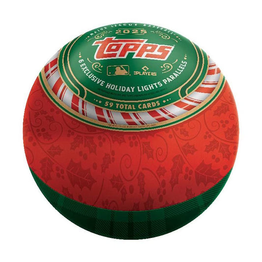 2025 Topps Holiday MLB Baseball Hobby Tin