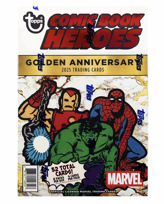 2025 Topps Marvel Comic Book Heroes Golden Anniversary 1975 Hobby Box