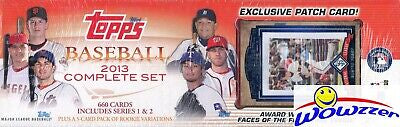 2013 Topps Baseball Complete Set + Mike Trout Patch