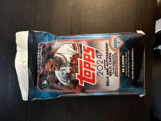 2024 Topps Series 1 Baseball Cards Retail Fat Pack
