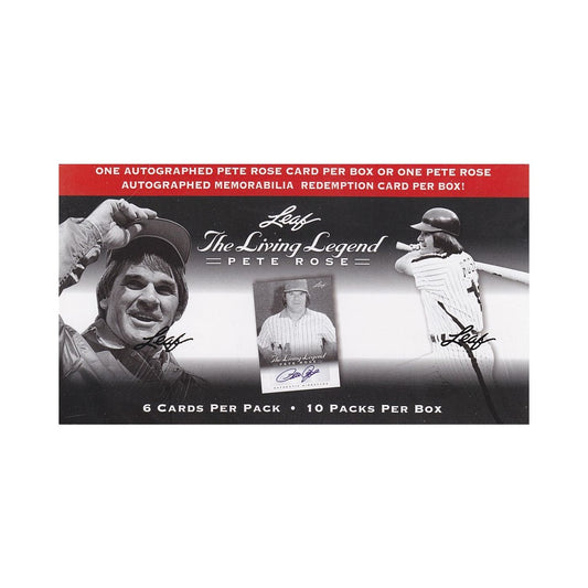 2012 Leaf Pete Rose The Living Legend Baseball Blaster Box