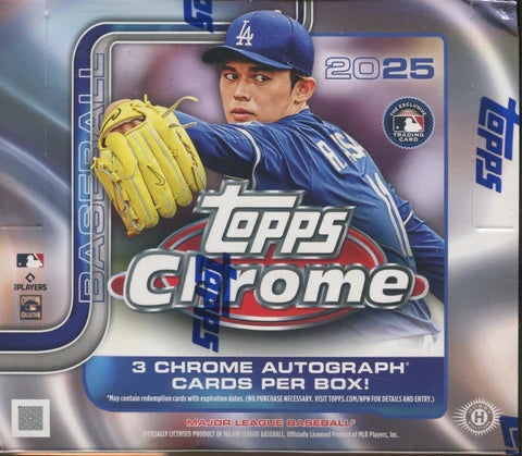 2025 Topps Chrome Jumbo Hobby Box