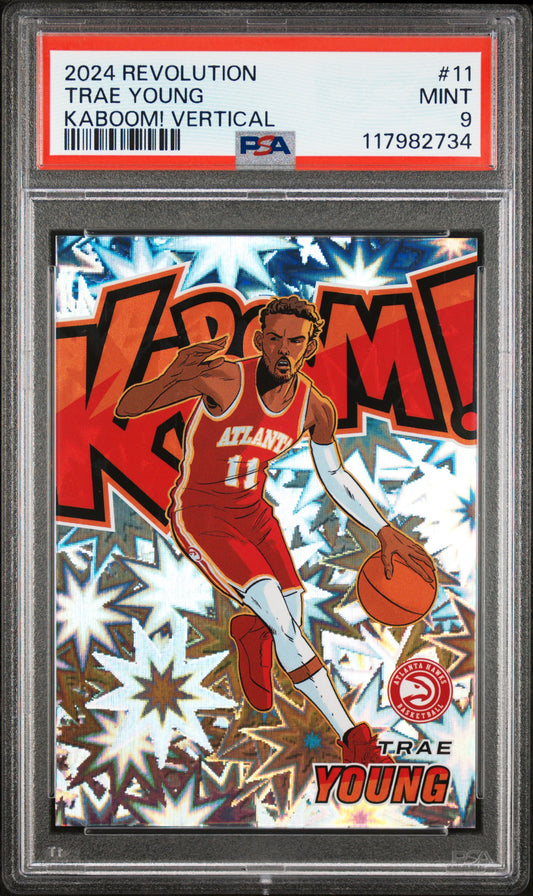 2024 PANINI REVOLUTION KABOOM! VERTICAL TRAE YOUNG #11 PSA 9 - Image 1