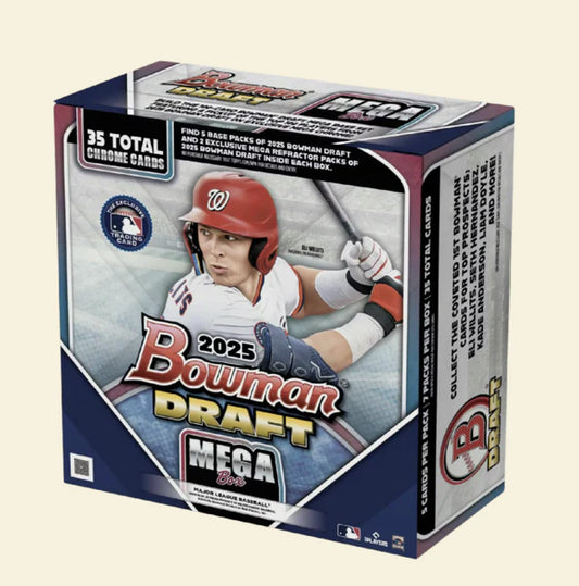 2025 Bowman Draft MLB Baseball Mega Box