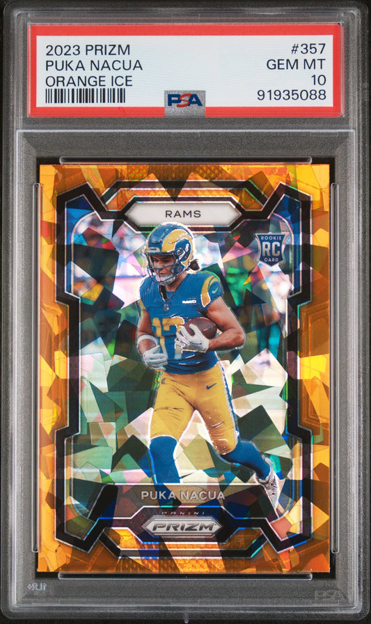 2023 PANINI PRIZM PUKA NACUA #357 PSA 10 - Image 1