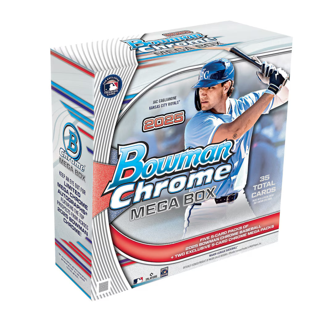 2025 Bowman Chrome Baseball Factory Sealed Mega Box