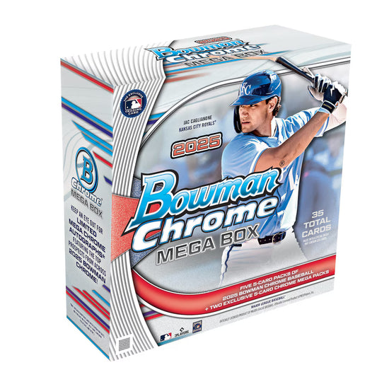 2025 Bowman Chrome Baseball Factory Sealed Mega Box