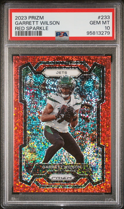 2023 PANINI PRIZM GARRETT WILSON #233 PSA 10 - Image 1