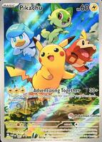 SV: Scarlet & Violet Promo Cards Pikachu - 027 (Pokemon Center Exclusive) #027 Near Mint Foil