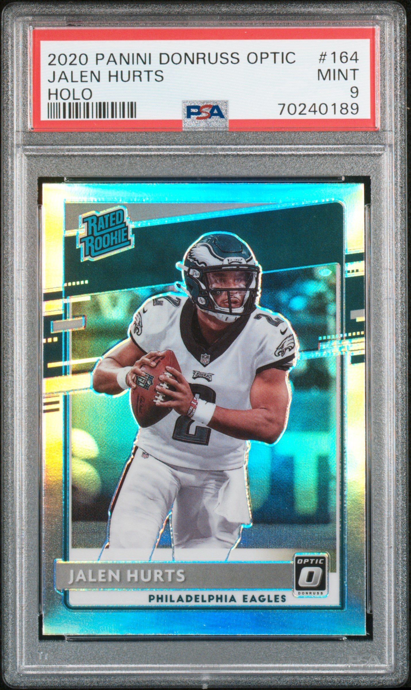 PANINI DONRUSS OPTIC JALEN HURTS #164 HOLO