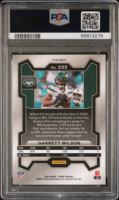 2023 PANINI PRIZM GARRETT WILSON #233 PSA 10 - Image 2